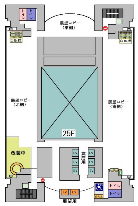 茨城縣廳舍25樓展望台