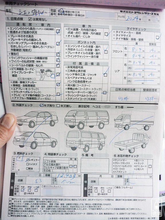 TOYOTA租車自駕經驗分享