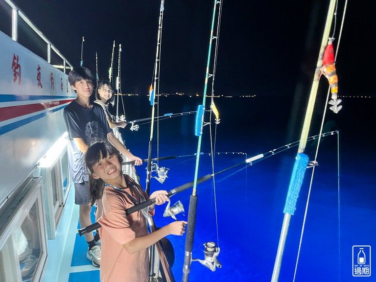 夜釣小管