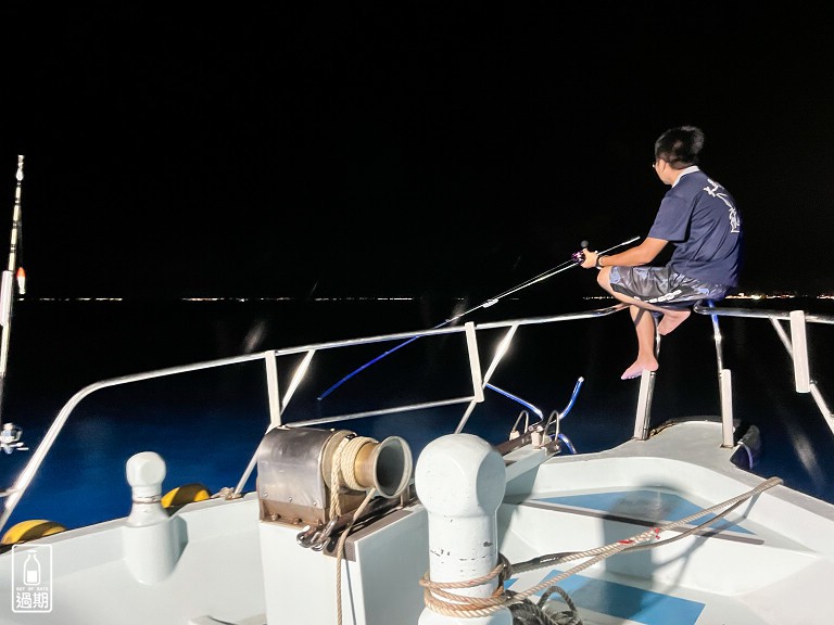 夜釣小管